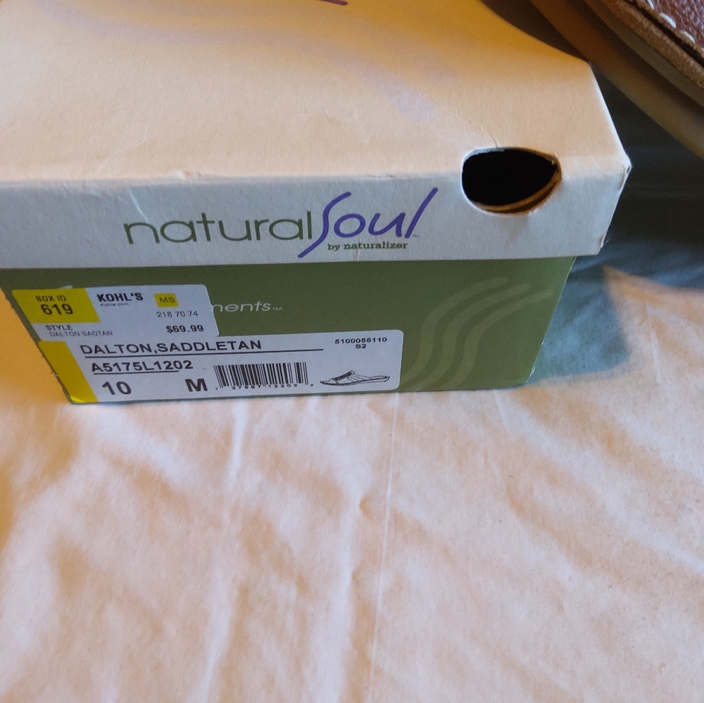 Natural Soul by Naturalizer leather sandals size 10 - Picture 6 of 6